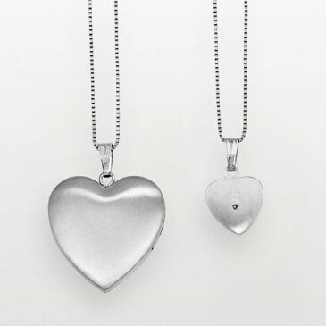 UNBRANDED 銀色 シルバー ダイヤモンド & 【 SILVER UNBRANDED STERLING DIAMOND ACCENT HEART LOCKET PENDANT SET MULTI NONE 】 ジュエリー アクセサリー レディースジュエリー ネックレス