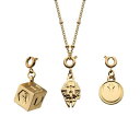 ゴールド ネックレス スターウォーズ 【 STAR WARS HAN SOLO GOLD TONE INTERCHANGEABLE CHARM NECKLACE / GOLD TONE 】 ジュエリー アクセサリー レディースジュエリー ペンダント