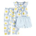 カーターズ CARTER'S ベビー 赤ちゃん用 【 Toddler 3-piece Pajama Set 】 Daisy