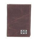 【★Fashion THE SALE★1/14迄】スケートボード 立ブルドッグ レザー 財布 チーム ミシシッピステイト 【 MISSISSIPPI STATE BULLDOGS LEATHER TRIFOLD WALLET / MST TEAM 】 バッグ ケース メンズ財布