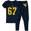 【★Fashion THE SALE★1/14迄】子供用 紺色 ネイビー バージニア マウンテニアーズ & ウエストバージニア 【 UNBRANDED YOUTH WES WILLY NAVY WEST VIRGINIA MOUNTAINEERS FOOTBALL PAJAMA SET / WVU NAVY 】 キッズ ベビー マタニティ ベビー服 ファ