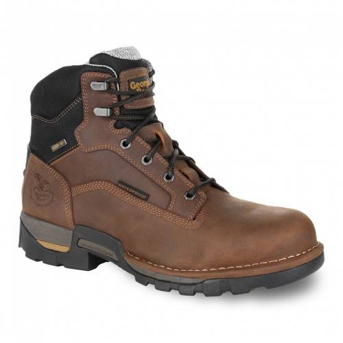 ジョージアブーツ ジョージア ブーツ 茶色 ブラウン ワークブーツS 【 GEORGIA BOOTS EAGLE ONE WATERPROOF ANKLE WORK BOOTS / BROWN 】 メンズ