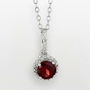 銀色 シルバー ダイヤモンド 【 CELEBRATION GEMS STERLING SILVER GARNET AND DIAMOND ACCENT FRAME PENDANT / 】 ジュエリー アクセサリー レディースジュエリー ネックレス ペンダント