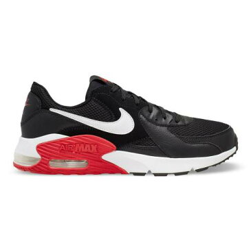 ナイキ NIKE エア マックス スニーカー 運動靴 黒色 ブラック 白色 ホワイト 赤 レッド エアマックス スニーカー 【 AIR RED NIKE EXCEE RUNNING SHOES BLACK WHITE 】 メンズ スニーカー