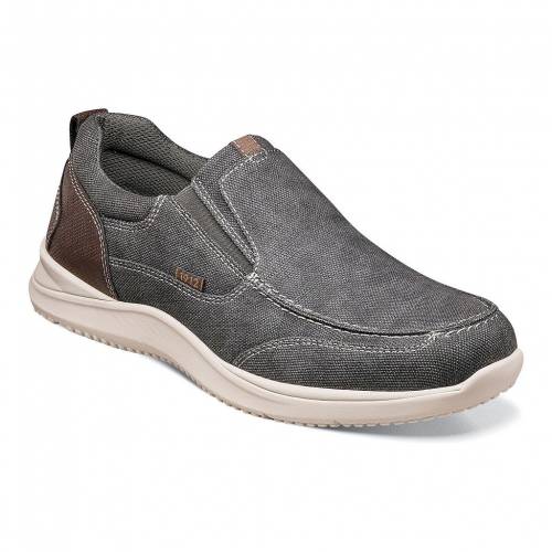 ナンブッシュ スリッポン スニーカー 運動靴 【 NUNN BUSH CONWAY CANVAS SLIP-ON SHOES / 】 メンズ ローファー