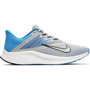 ナイキ NIKE スニーカー 運動靴 灰色 グレー グレイ 青色 ブルー スニーカー メンズ 【 GRAY NIKE QUEST 3 RUNNING SHOES BLUE 】