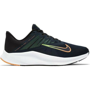 ナイキ NIKE スニーカー 運動靴 橙 オレンジ 黒色 ブラック ライム スニーカー メンズ 【 ORANGE NIKE QUEST 3 RUNNING SHOES BLACK LIME 】