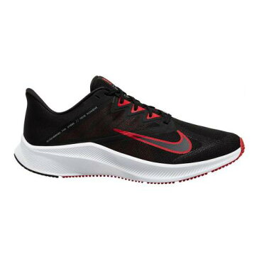 ナイキ NIKE スニーカー 運動靴 黒色 ブラック 赤 レッド 白色 ホワイト スニーカー メンズ 【 RED NIKE QUEST 3 RUNNING SHOES BLACK WHITE 】