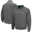 【★スーパーSALE★12/11深夜2時迄】コロシアム チャコール オハイオ ボブキャッツ ロゴ ジャケット 【 COLOSSEUM CHARCOAL OHIO BOBCATS TORTUGAS LOGO QUARTER-ZIP JACKET / OHU CHARCO 】 メンズファッション トップス スウェット トレーナー 23,600円