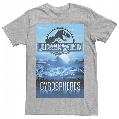 キャラクター パーク グラフィック Tシャツ 【 LICENSED CHARACTER JURASSIC WORLD GYROSPHERES TOUR PARK POSTER GRAPHIC TEE / 】 メンズファッション トップス カットソー