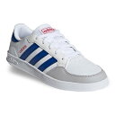 アディダス ADIDAS スニーカー 運動靴 【 Breaknet C Kids Shoes 】 White Royal Red