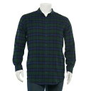 CROFT & BARROW ボタンダウン 【 Big And Tall Extra-soft Flannel Button-down Shirt 】 Blackwatch Tartan