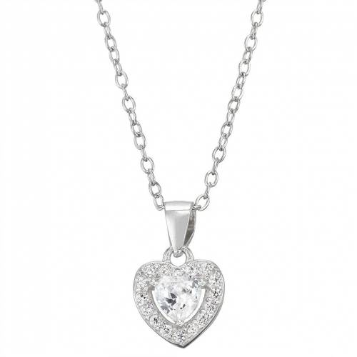 楽天スニケス銀色 シルバー ネックレス KIDS' 【 JUNIOR JEWELS STERLING SILVER SIMULATED BIRTHSTONE HEART PENDANT NECKLACE / 】 ジュエリー アクセサリー レディースジュエリー ペンダント