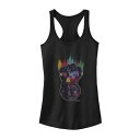 【★スーパーSALE★12/11深夜2時迄】キャラクター ギャラクシー タンクトップ 黒色 ブラック 【 LICENSED CHARACTER MARVEL INFINITY GAUNTLET GALAXY FILL PORTRAIT TANK / BLACK 】 キッズ ベビー マタニティ トップス パーカー