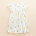 LITTLE CO. BY LAUREN CONRAD ベビー 赤ちゃん用 ヘンリー ドレス 【 Toddler Organic Lettuce Edge Henley Dress 】 Pear White