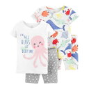 カーターズ CARTER'S ベビー 赤ちゃん用 【 Toddler 4 Piece Pajama Set 】 Sea Animal