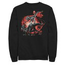 スウェットシャツ トレーナー 【 JURASSIC WORLD RAPTOR FIGHT PORTRAIT SWEATSHIRT / 】 メンズファッション ト...