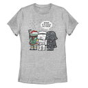 キャラクター クリスマス Tシャツ ヘザー スターウォーズ IT'S 【 LICENSED CHARACTER STAR WARS BOBA FETT TROOPER VADER COLD CHRISTMAS TEE / ATHLETIC HEATHER 】 キッズ ベビー マタニティ トップス カットソー