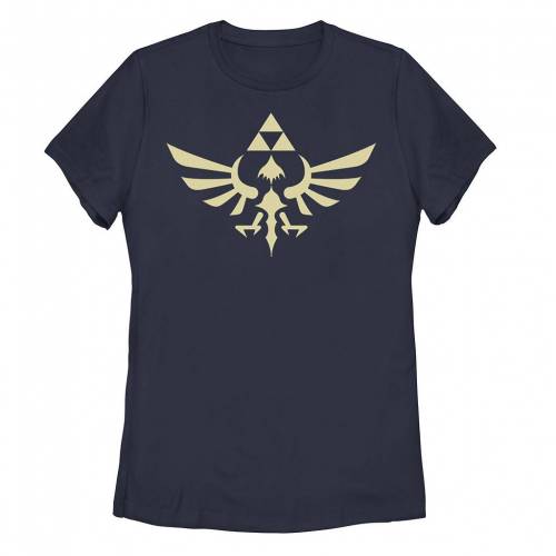 キャラクター レジェンド 青色 ブルー Tシャツ 紺色 ネイビー 【 LICENSED CHARACTER NINTENDO LEGEND OF ZELDA BLUE ROYAL CREST TEE / NAVY 】 キッズ ベビー マタニティ トップス カットソー