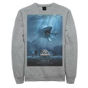スウェットシャツ トレーナー 【 JURASSIC WORLD MOSASAURUS MOVIE POSTER SWEATSHIRT / 】 メンズファッション...