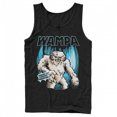 キャラクター プレデター タンクトップ スターウォーズ 【 LICENSED CHARACTER STAR WARS WAMPA BEWARE THIS STEALTHY PREDATOR TANK TOP / 】 メンズファッション トップス