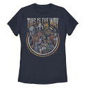 キャラクター グラフィック Tシャツ 紺色 ネイビー スターウォーズ: WAY" 【 LICENSED CHARACTER STAR WARS: THE MANDALORIAN THIS IS GRAPHIC TEE / NAVY 】 キッズ ベビー マタニティ トップス カットソー
