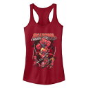 【★Fashion THE SALE★1/14迄】キャラクター タンクトップ 【 LICENSED CHARACTER MARVEL DEADPOOL CORPS GROUP TANK TOP / SCARLET 】 キッズ ベビー マタニティ トップス パーカー