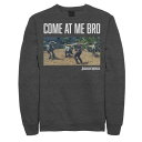 キャラクター グラフィック フリース 【 LICENSED CHARACTER JURASSIC WORLD COME AT ME BRO MOVIE STIL...
