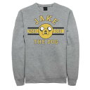 【★スーパーSALE★12/11深夜2時迄】キャラクター タイム フリース グラフィック 【 LICENSED CHARACTER ADVENTURE TIME JAKE THE DOG 2010 HEAD SHOT FLEECE GRAPHIC PULLOVER / 】 メンズファッション トップス スウェット トレーナー