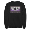 キャラクター ギャラクシー スウェットシャツ トレーナー 黒色 ブラック 【 LICENSED CHARACTER MARVEL GUARDIANS OF THE GALAXY COSMIC MIX TAPE SWEATSHIRT / BLACK 】 メンズファッション トップス