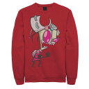 ニコロデオン グラフィック フリース 【 NICKELODEON INVADER ZIM MENACING LAUGH TIRED GIR PORTRAIT GRAPHIC FLEECE PULLOVER / 】 メンズファッション トップス スウェット トレーナー