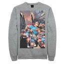 fB[V[R~bNX fB[V[ R~bNX XEFbgVc g[i[ y DC COMICS SUPERMAN FLASHING LIGHTS POSTER SWEATSHIRT / z Yt@bV gbvX