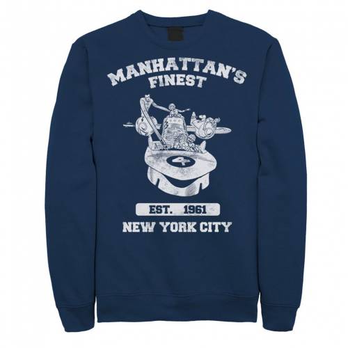 ڡѡSALE12/112ۥޡ٥ åȥ ȥ졼ʡ  ͥӡ MANHATTAN'S EST.  MARVEL FANTASTIC FOUR FINEST 1961 SWEATSHIRT / NAVY  󥺥եå ȥåץ