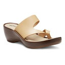 C[Xgh U[ EFbW T_ y EASTLAND LAUREL LEATHER WEDGE SANDALS / z