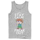 【★Fashion THE SALE★1/14迄】ニコロデオン グラフィック タンクトップ DON'T 【 NICKELODEON RUGRATS CHUCKIE STAY CALM FREAK OUT GRAPHIC TANK / 】 メンズファッション トップス Tシャツ カットソー