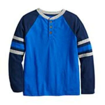 SONOMA GOODS FOR LIFE スリーブ ヘンリー 青色 ブルー 【 SLEEVE SONOMA GOODS FOR LIFE STRIPED HENLEY TOP EMERSON BLUE 】 キッズ ベビー マタニティ トップス Tシャツ