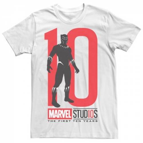 黒色 ブラック グラフィック Tシャツ 白色 ホワイト 【 MARVEL STUDIOS BLACK PANTHER 10 GRAPHIC TEE WHITE 】 メンズファッション トップス Tシャツ カットソー