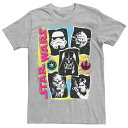 グラフィック Tシャツ スターウォーズ 【 STAR WARS CHARACTERS COLORPOP COLLAGE GRAPHIC TEE / 】 メンズファッション トップス カットソー