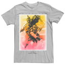キャラクター Tシャツ 銀色 シルバー 【 LICENSED CHARACTER MARVEL THOR RAGNAROK TROPICAL GRADIENT HULK POSTER TEE / SILVER 】 メンズファッション トップス カットソー