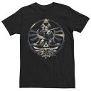 キャラクター Tシャツ 黒色 ブラック 【 LICENSED CHARACTER ZELDA SKYWARD SWORD ROUND LEGENDS TEE / BLACK 】 メンズファッション トップス カットソー