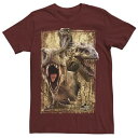 TVc y JURASSIC WORLD KILLER DINOSAUR COLLAGE TEE / z Yt@bV gbvX Jbg\[