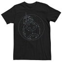 【★Fashion THE SALE★7/12午前10時迄】キャラクター ライズ Tシャツ 黒色 ブラック スターウォーズ 【 LICENSED CHARACTER STAR WARS THE RISE OF SKYWALKER BB-8 CONSTELLATION TEE / BLACK 】 メンズファッション トップス カットソー