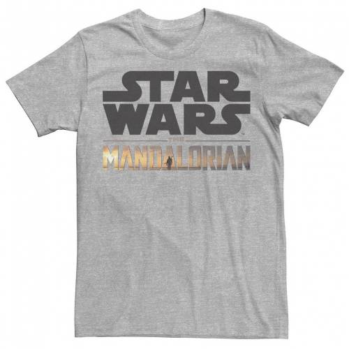 STAR WARS ロゴ Tシャツ ヘザー スターウォーズ 【 HEATHER THE MANDALORIAN LOGO TEE ATHLETIC 】