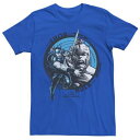 キャラクター グラフィック Tシャツ & 【 LICENSED CHARACTER MARVEL THOR RAGNAROK THE INCREDIBLE HULK GRAPHIC TEE / ROYAL 】 メンズファッション トップス カットソー
