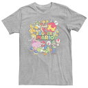 LN^[ TVc y LICENSED CHARACTER NINTENDO SUPER MARIO CHARACTER COLLAGE TEE / z Yt@bV gbvX Jbg\[