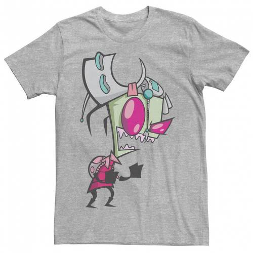 【★スーパーSALE★6/11深夜2時迄】ニコロデオン グラフィック Tシャツ 【 NICKELODEON INVADER ZIM MENACING LAUGH TIRED GIR PORTRAIT GRAPHIC TEE / 】 メンズファッション トップス カットソー