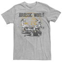 Tシャツ 【 JURASSIC WORLD DISTRESSED RAPTOR BATTLE TEE / 】 メンズファッション トップス カットソー