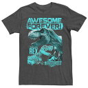 キャラクター Tシャツ 【 LICENSED CHARACTER JURASSIC WORLD TWO T-REX AWESOME FOREVER TEE / ...