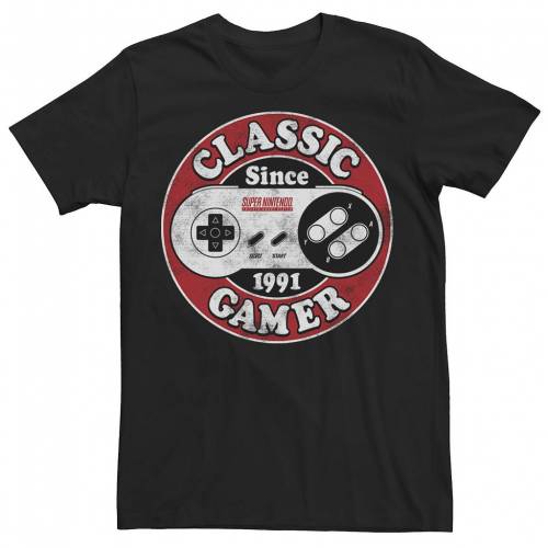 キャラクター クラシック Tシャツ 039 91 【 LICENSED CHARACTER NINTENDO SNES CONTROLLER CLASSIC GAMER TEE / 】 メンズファッション トップス カットソー