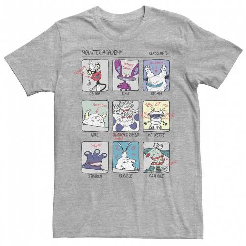 キャラクター レアル Tシャツ ヘザー AAAHH!!! 【 LICENSED CHARACTER REAL MONSTERS YEARBOOK PHOTOS ..